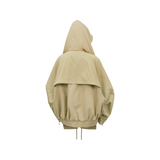 RELABEL Spatial Relations (Layered) Detachable Oversized Hood Multi-plane Batwing Sleeves Revamped Harrington Jacket