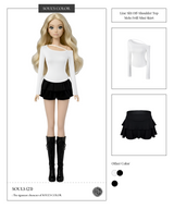 Line Slit Off-Shoulder Top (2color)