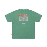 RECIPE SNOW WASHED T-SHIRT【GREEN】