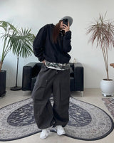 Rippen diagonal zipper windbreaker