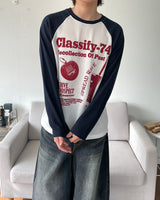 コレクションラグランニットTシャツ