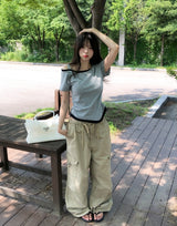 コアニ ダイ パラシュート カーゴパンツ