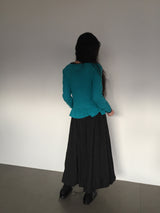 Teal Peach Frill Cardigan (5 Colors)