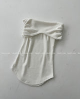 muffler strap set shirring tube top