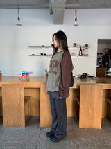 Sashio Stripe Layered Skirt Pants
