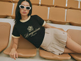DVRK PRIVÉ MAJORDOME BABY TEE - BLACK
