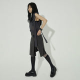 PROPELLER SKIRT: CHARCOAL