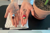 Mushroom keyring