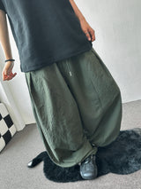 Catch Curve Seersucker Belted Semi-Balloon Pants 4COLOR