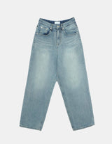 Milk Washing Wide Denim Pants