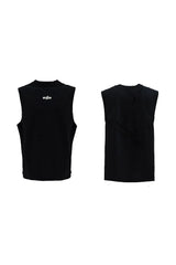 Mesh Cutout Sleeveless Vest