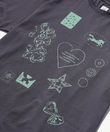 Drawing Diary Oversized T-shirt - Charcoal