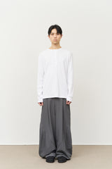 Taper Pintuck Banding Trousers (2color)