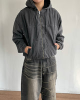 Denim Hooded Jumper