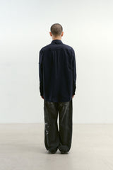 エイジスプラッターカーペンターデニムパンツ(Washed Black)