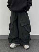 ユーティリティ ナイロン フリース パンツ