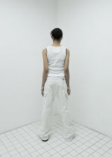 I WAS BORN IN SLEEVELESS, WHITE