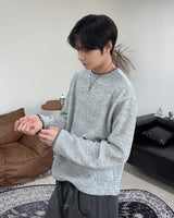 ルーベンステッチニットロングスリーブ