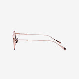Knouun Round titanium glasses CODE. 102. F Rose Gold