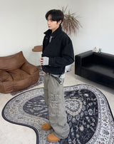ティネンフィンガーホールワッフルクロップ長袖Tシャツ