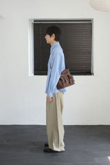 tailored wide slacks