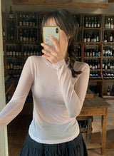 #SL Basic Layered Round T-shirt (2color)