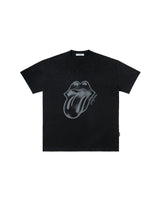 DCxRS ラインストーンTシャツ ブラック