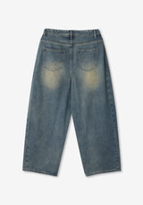 LA Oil Brushed Denim Pants