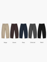 USA cotton curved pants 5color