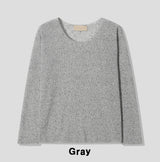 Noah Linen Boat Neck Long Sleeve Knit