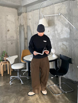Side-ring wide pants