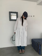 Coyal Cotton Shirt Long One Piece