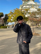 Fade set up trucker jacket