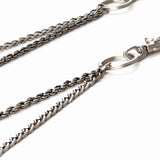 SVC-502 The Boyz New wore Antique Silver Double Keychain