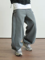Pinch Side Snap Sweat Pants 6C