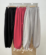 cotton banding jogger pants(3color)