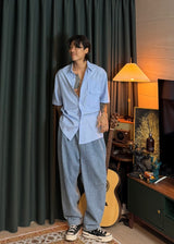 Hidden Pocket Oxford Shirt 3COLOR
