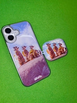 Furry Friends airpods case_Meerkat