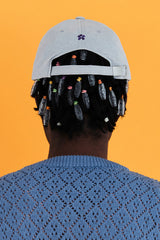 SLOGAN BALL CAP / GREY