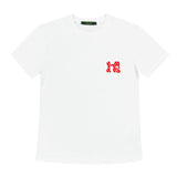 DOT HOLY LOGO SLIM FIT SHORT SLEEVE TEE_WHITE&RED