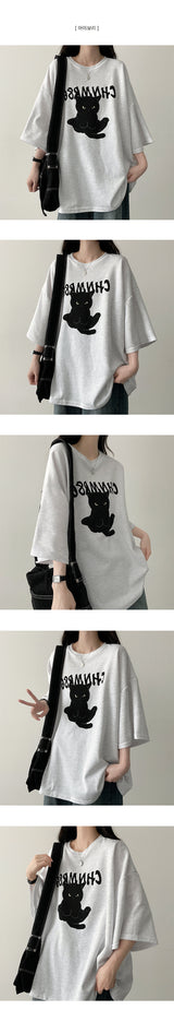 Black Cat 半袖Tシャツ
