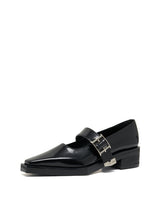 Higher Strap Buckle Loafer black