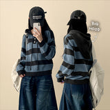 Beaded Dangara Snap Knit Hooded