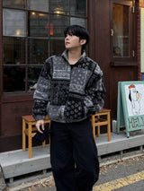 Bandana sherpa zipup