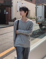 コア ベーシック Uネック ロングスリーブ Tシャツ