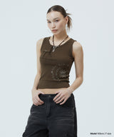 CAVE TANK TOP_BROWN
