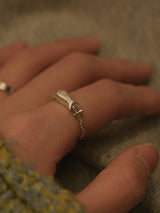 Light and You, silver ring