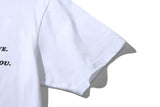 Cloud Neck Expression Tee (White)