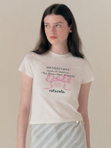 ROLA RIBBON HALF T-SHIRT WHITE