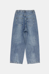 Vigor cat washed parachute denim pants